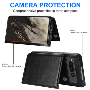Chống Sốc Và Chống-Thả Chủ Thẻ Google Pixel Gấp Trường Hợp Đầy Đủ Bảo Vệ Da Ví Điện Thoại Bao Da - Product Image 6