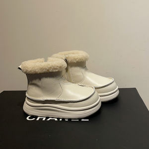 <span class=keywords><strong>Bottes</strong></span> de neige épaisses doublées de polaire pour enfants TBS Fermeture éclair latérale Antidérapantes <span class=keywords><strong>Bottes</strong></span> en cuir tendance - Product Image 4