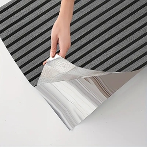 Papel Tapiz 3D con Diseño de Rayas de <span class=keywords><strong>Madera</strong></span>, Panel de <span class=keywords><strong>Pared</strong></span> con Rayas Verticales, Papel Tapiz con Textura de <span class=keywords><strong>Madera</strong></span> Realista para <span class=keywords><strong>Pared</strong></span> de Dormitorio - Product Image 6