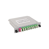Répartiteur PLC à cassette en fibre optique SC UPC 1x2 1x4 1x8 1x16 1x32, boîtier de répartition monomode FTTH enfichable APC personnalisé