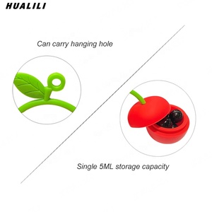 Móc Khóa Hình Anh Đào 10ML Được Thiết Kế Mới Hộp Đựng Bằng Silicon - Product Image 3