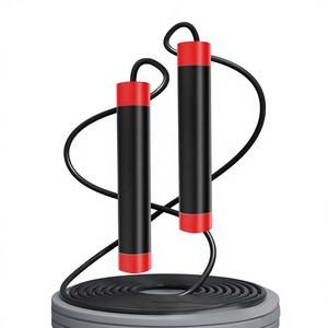 <span class=keywords><strong>Corde</strong></span> à sauter lestée en fil d'acier – <span class=keywords><strong>Corde</strong></span> de fitness double usage (avec et sans cordon) pour brûler les graisses - Product Image 3