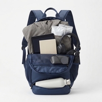 Sac à dos de pickleball léger et portable personnalisé avec compartiment à chaussures zippé, poches latérales en mesh, grande capacité, sac à raquettes pour hommes