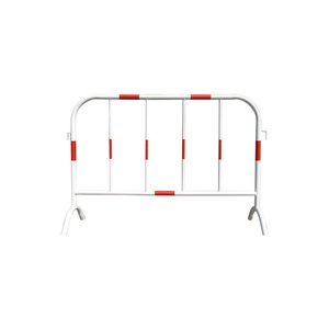 Barrière de sécurité temporaire en fer galvanisé, barrière de circulation, contrôle des foules, panneau prismatique haute intensité pour rue, directement du fabricant - Product Image 1