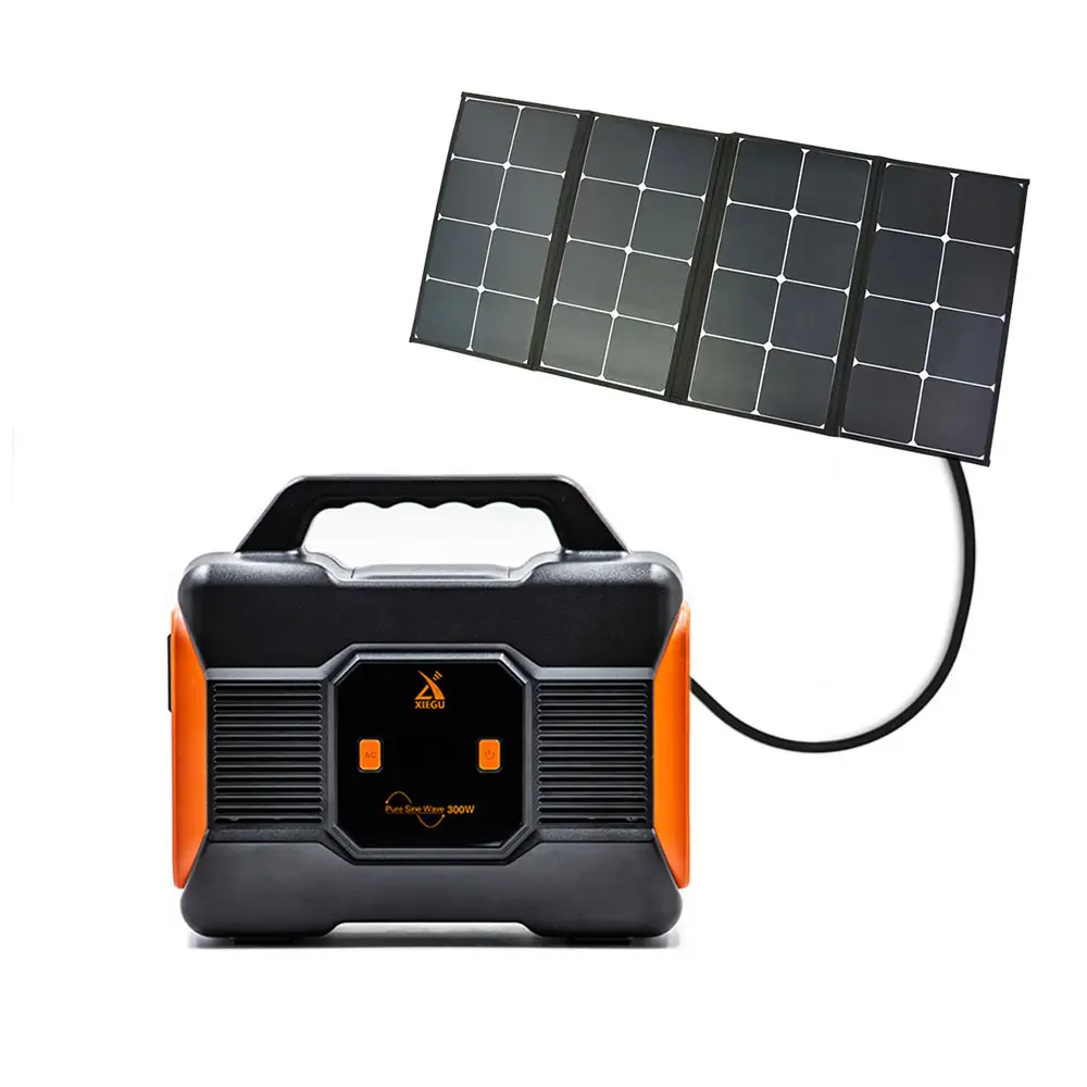 Zonne-energie Opslag Power Generator 80000Mah 300 W Drinkbaar Solar Backup Generator Voor Huis