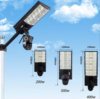 Farolas Solares de Alta Potencia con Cámaras, WiFi 4G, Atenuación Automática Remota, Batería LiFePO4, Sensor de Movimiento Todo en Uno, Lámpara de Seguridad