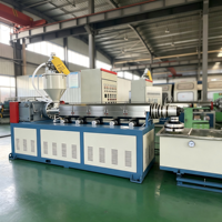 Ligne d'extrusion de monofilament PP HDPE Danline, machine extrudeuse de fil plastique avec unité d'enroulement COPS
