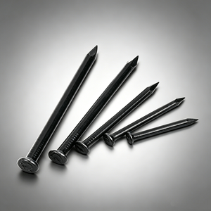 Clavos de Acero Endurecido Negros para Concreto, Cabeza Redonda, para Proyectos de Construcción y Edificación, Fabricante OEM ODM - Product Image 1