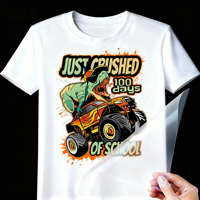 Autocollants personnalisés imprimés, autocollants thermocollants DTF, transferts prêts à poser, autocollants DTF pour t-shirts, vêtements, sweats à capuche