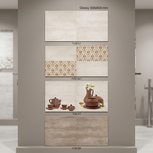 Prix d'usine indien 12x24 pouces Digital 300x600mm Glossy Glazed Designer 30x60cm Carreaux de mur en céramique du fournisseur indien - Product Image 5