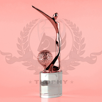 Personnalisé Trophée de Golf de Sport En Métal Décoration De La Maison Ornements Cadeau