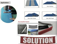 Bannière flexible PVC impression graphique matériel table de soudage joint machine à coudre pliante
