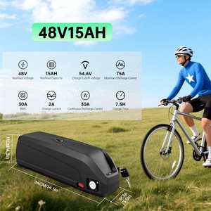 Batería de Litio Hailong de 48V 15Ah para Bicicletas Eléctricas de Montaña y Neumáticos Anchos, 5000mAh, Celdas 13s3p, BMS de 30A con Conector XT60, Disponible en el Reino Unido - Product Image 3