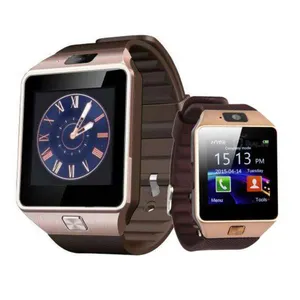 Murah gratis sampel dz09 pelacak kebugaran Reloj montre smartwatch GSM tf kartu sim kamera bt bluetooth panggilan jam tangan pintar