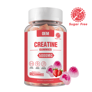 Oem/odm סוכר חינם אנרגיה טרום אימון תוספי מזון 5000 מ ג קריאטין מונohydrate סוכריות גומי סוכריות משקל טבעוני לעלות gummies - Product Image 4