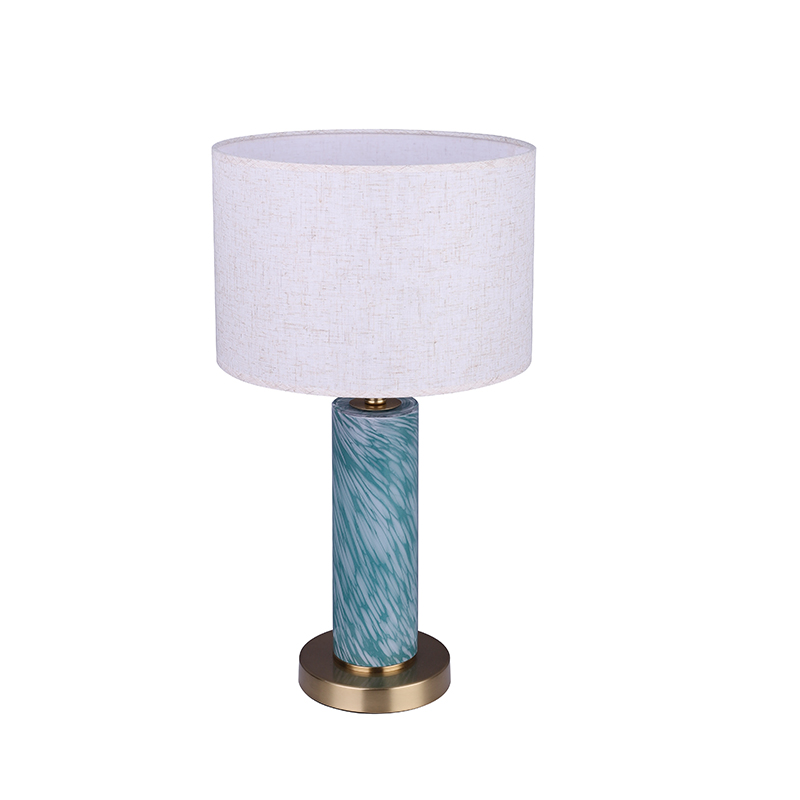 Plated Brass & Blue & White