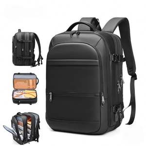 New <b>Backpack</b> USB Charging <b>Simple</b> Business <b>Backpack</b> for Men and Women Waterproof Expansion Large Capacity Computer <b>Backpack</b> - Product Image 1