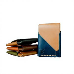 Tarjetero Minimalista de Cuero Genuino de 4 Pulgadas Sin Cierre, Varias Opciones de Color para Guardar Tarjetas de Crédito - Product Image 4
