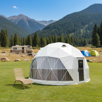 Dôme de glamping de luxe de 5 m pour événements commerciaux et promotionnels