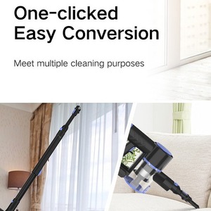 Stick <b>Vacuum</b> Cleaner With Led Lights 0.8L Dust Bin <b>Portable</b> Lightweight Pet Hair Cyclonic HePa Filtration Battery Powered - Product Image 3