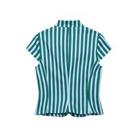Ensemble Blouse et Pantalon Rayé à Nœuds Personnalisé 2026 – Tenue de Bureau Deux Pièces OEM/ODM Élégante pour Femme, Style Vintage Décontracté