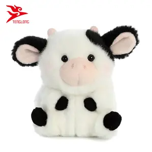 custom stuffed cow plush toy 2021 new year stuffed animal