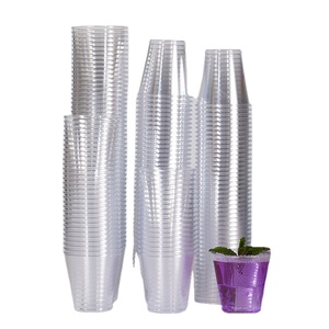 Disposable 500 2oz Clear Mini Plastic Shot Glasses Drink Cup