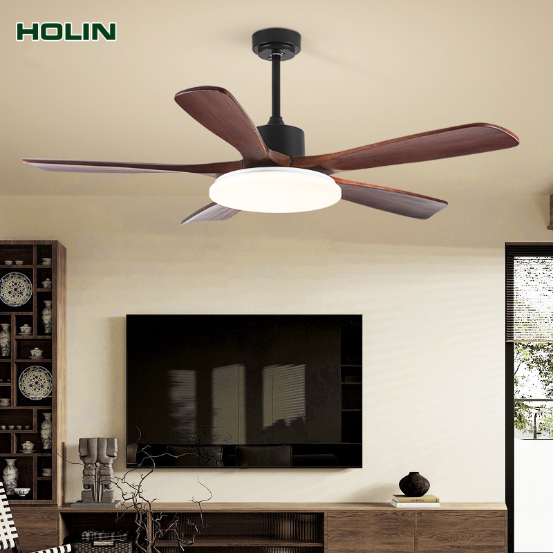 Factory Wholesale 56 inch chandelier Remote control LED Retro lighting Home Ceiling Decoration Fan lights