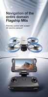 Drone pliable de bonne qualité à prix abordable avec écran 4K, contrôleur, longue autonomie, moteur brushless, flux optique, ESC, photographie aérienne