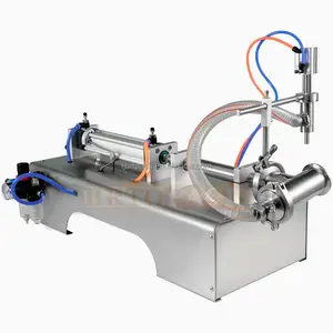 Single Nozzle Honey Water Beer Piston Bottle Filler Soap Pneumatic & Electric Filling Machine liquid packaging machines