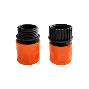 Conexiones de tubería de agua para jardín de plástico Huabangshi de 25 mm con acoplamientos rápidos roscados para conexión de manguera y pistola de agua - Product Image 1