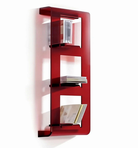 Estantería de exhibición de pared de acrílico esmerilado personalizada, adecuada para librerías, tiendas de CD y expositores de productos minoristas. - Product Image 6