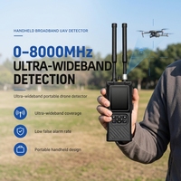 Système anti-drone portable 0-8 GHz, détection de drones, signal RF en temps réel, direction, configuration rapide DIY FPV
