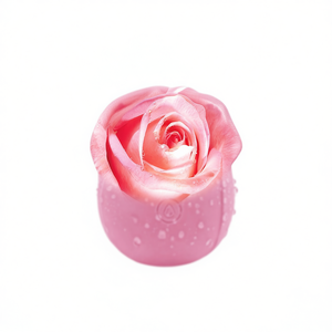 เครื่องนวดกระตุ้นอารมณ์สำหรับผู้หญิง Manshi Electronics รุ่น Rose Flower Vibrator สีชมพู ทำจากวัสดุ ABS และซิลิโคน กันน้ำ พร้อมคุณสมบัติการสั่นสะเทือน - Product Image 1