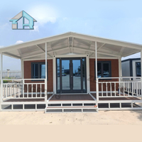 Casa Contenedor Expandible de Acero de 20 pies, Prefabricada, 2 Dormitorios, Baño, Residencial, Precio Competitivo, Panel Sándwich