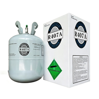 Хладагент R407A, газ в баллоне 11,3 кг, высокочистый, для коммерческих холодильных установок, систем холодильных складов и витрин