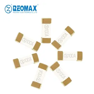 12*4.5*4.5 SMD fusible en céramique 63V 72V 100V 125V 250V fusible à montage en surface 1-100A coup rapide/coup lent REOMAX 1245 fusibles IEC