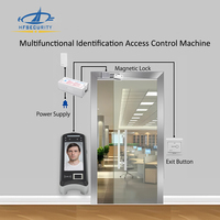 HFSecurity X05 Reconocimiento facial biométrico de 5 pulgadas 4G Wifi Red Seguridad Escáner biométrico Máquina DE ASISTENCIA DE TIEMPO