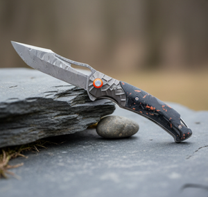 Coltello Pieghevole da Tasca di Alta Qualità 7cr17MOV con Manico in Legno per Sopravvivenza e Uso Quotidiano all'Aperto - Product Image 5