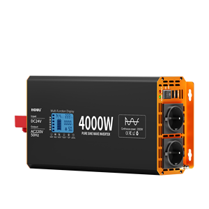 Convertidor <span class=keywords><strong>Inversor</strong></span> de Corriente para Coche ETL de 12 Voltios CC a CA, <span class=keywords><strong>Inversor</strong></span> de Energía Fuera de la Red de 4000 W para Aire Acondicionado - Product Image 1