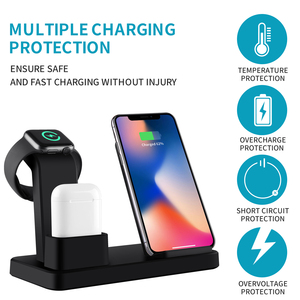 Chargeur sans fil pour téléphone mobile vivo, charge par <span class=keywords><strong>induction</strong></span> 3 en 1, entrée 12 V - Product Image 3
