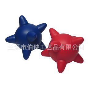 เวสเทิร์นสเตทส์ แบงค์การ์ด พียู ลูกบอลนวด 9.5 ซม. สีฟ้า ของเล่นบรรเทาความเครียดเพื่อการบำบัดและผ่อนคลาย - Product Image 4