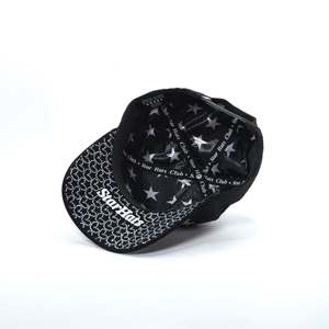 2025 कस्टम डिजाइन छवि गैरहान सितारों कढ़ाई लोगो 5-पैनल आउटडोर सैटिन लाइन सुसज्जित बेसबॉल कैप - Product Image 5