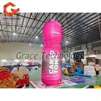 Bouteille géante gonflable pour publicité, modèle de bouteille de boisson gonflable, ballon gonflable en forme de canette, bouteilles de bière gonflables pour promotion