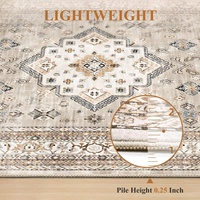 Tapis de salon vintage, grand, doux, lavable, tapis oriental traditionnel pour chambre à coucher, tapis décoratif pour sol intérieur