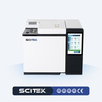 SCITEK Gas Chromatograph Flame Ionization Detector (FID) Intelligent EPC (Electronic Pressure Control) Pressure Compensation