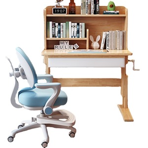 <span class=keywords><strong>Bureau</strong></span> d'étude pour enfants à usage commercial, ensemble chaise et <span class=keywords><strong>bureau</strong></span> d'écriture pour élèves du primaire, hauteur réglable, chambre de garçons et de filles - Product Image 5