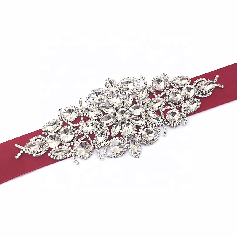 Hot Sale Crystal Bridal Sash Wedding