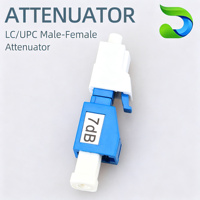 Atténuateur à fibre optique LC mâle-femelle UPC APC 5dB 10dB monomode SFP pour centre de données Datacom, atténuateur enfichable