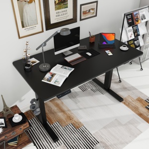 <span class=keywords><strong>Escritorio</strong></span> Ergonómico Moderno de Metal con Altura Ajustable para Trabajar de Pie o Sentado, con Motor Único para Uso con Computadora - Product Image 3